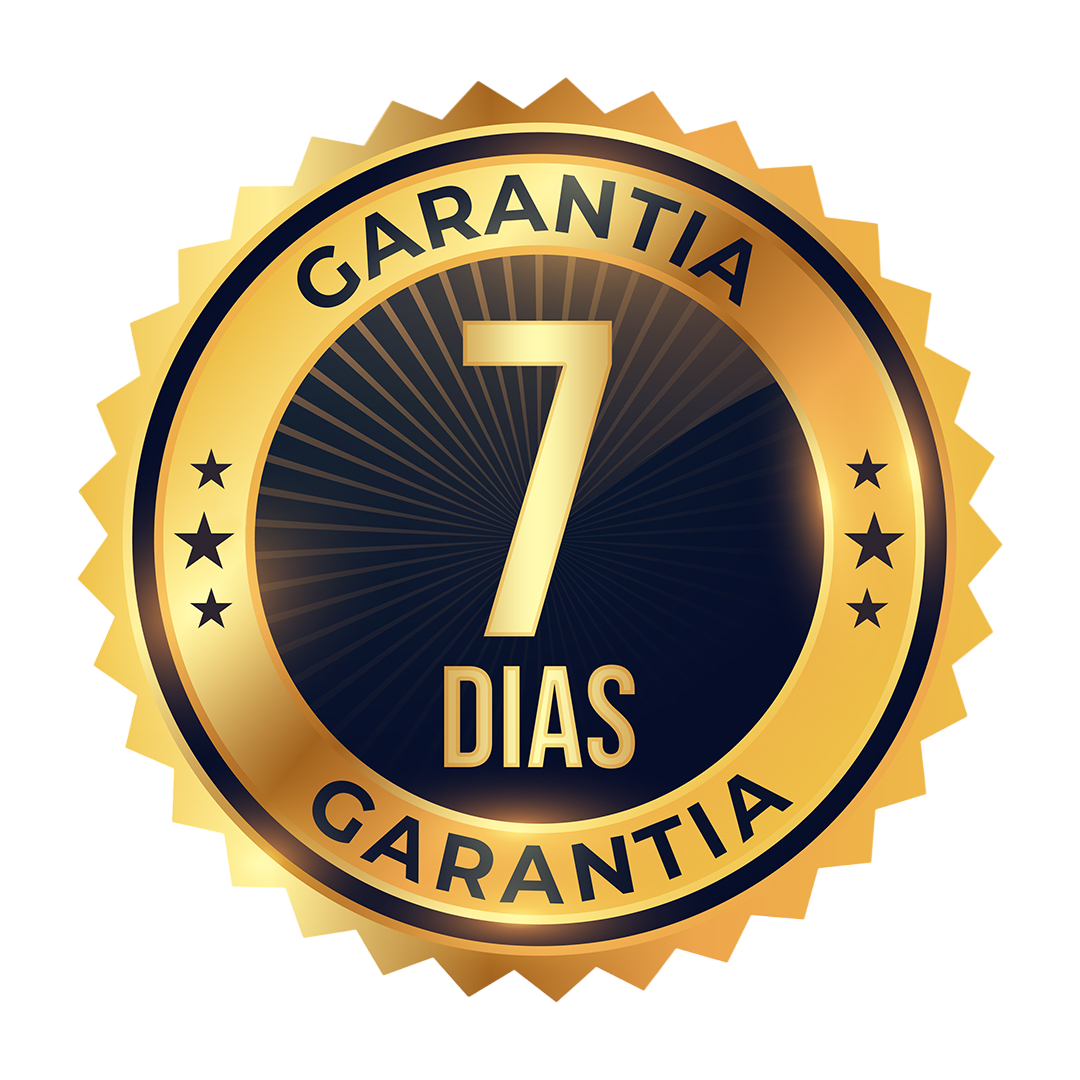 Selo de garantia incondicional de 7 dias