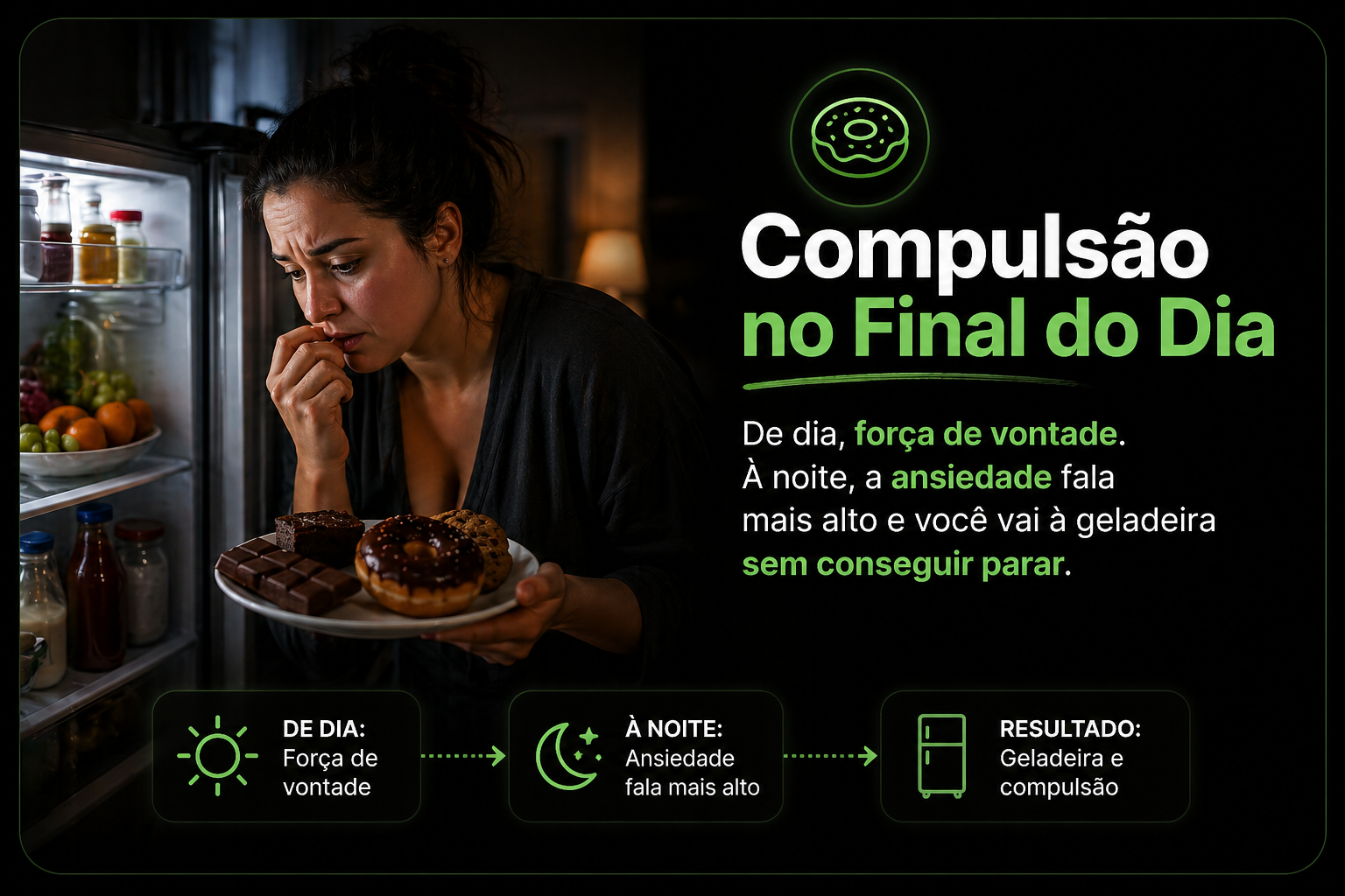 Compulsão no final do dia