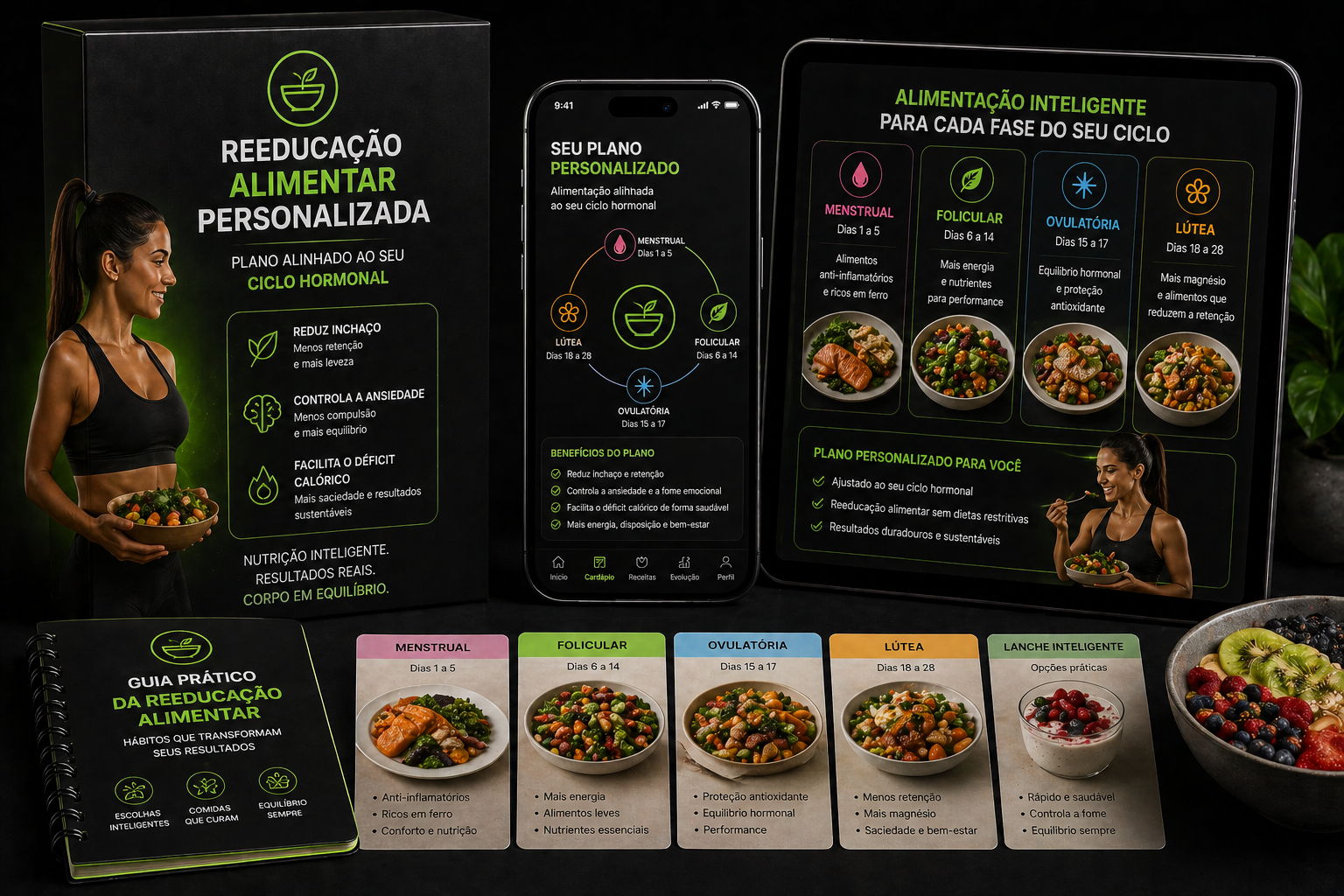Mockup da Reeducação Alimentar Personalizada